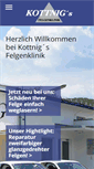 Mobile Screenshot of felgenklinik.com